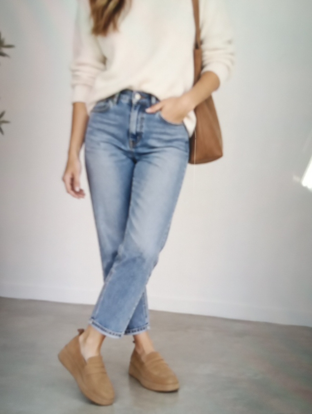 Eileen Fisher Nubuck  Chunky Wedge Loafers Suede Penny Fall Capsule Wardrobe 10